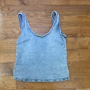 NWT Zara Denim Tank